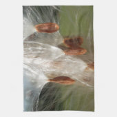 Drijvende Milkweed Seeds Art Print/Graphic Theedoek (Verticaal)