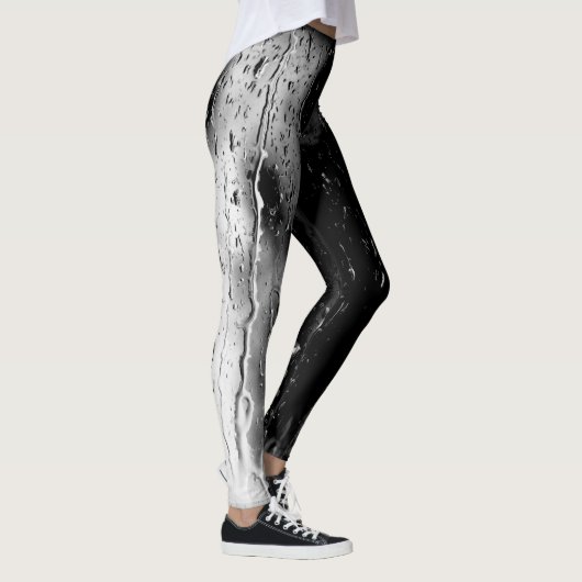 "Drijvende nat" Yoga-Leggings (beperkte afdrukuitv Leggings (Rechts)