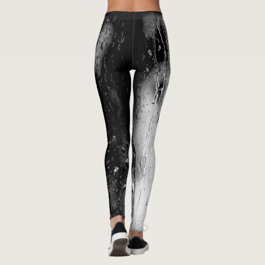 "Drijvende nat" Yoga-Leggings (beperkte afdrukuitv Leggings (Achterkant)