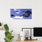 Drijvende oase poster (Thuiskantoor)