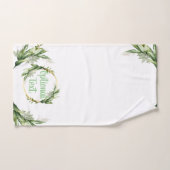 Drijvende olijfboomtakken  bad handdoek (Handdoek)