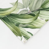 Drijvende olijfboomtakken fleece deken (Hoek)