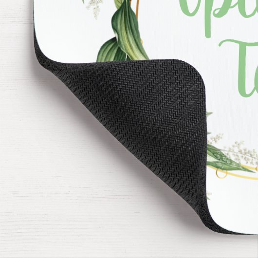 Drijvende olijfboomtakken muismat (Hoek)