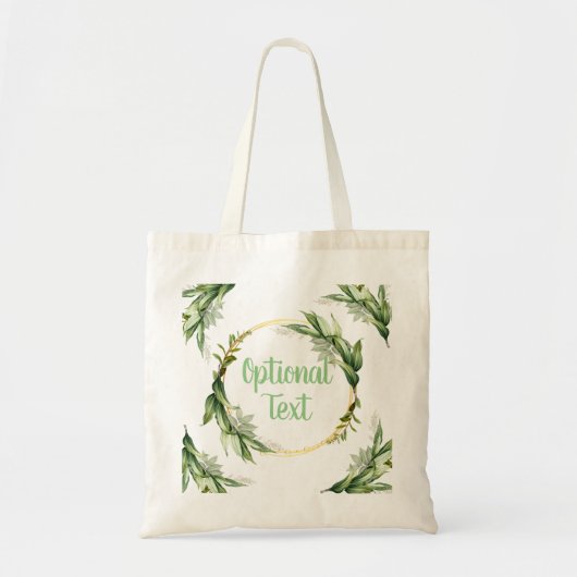 Drijvende olijfboomtakken tote bag (Voorkant)