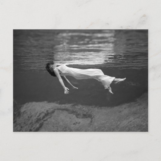 Drijvende onderwater, 1947 briefkaart (Voorkant)