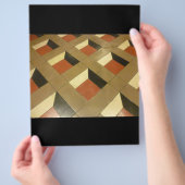 Drijvende optische illusie patroontegels Las Vegas Flyer (Hand)