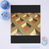 Drijvende optische illusie patroontegels Las Vegas Flyer (Enkel)