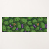 Drijvende opuntia op donkergroen yogamat (Voorkant (horizontaal))