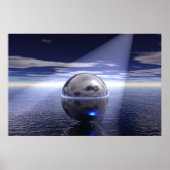 Drijvende Orb Poster (Voorkant)