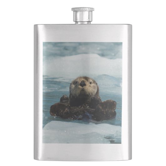 Drijvende otter flacon (Voorkant)