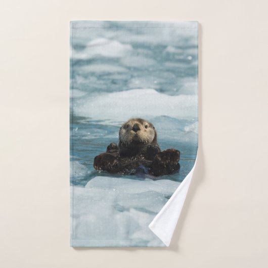 Drijvende otter handdoek (Handdoek)