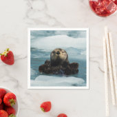 Drijvende otter servet (Insitu)