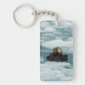 Drijvende otter sleutelhanger (Voorkant)