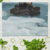 Drijvende otter theedoek (Gevouwen)