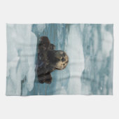 Drijvende otter theedoek (Horizontaal)