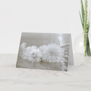 Drijvende Paardebloemen op het Wenskaart van het Kaart