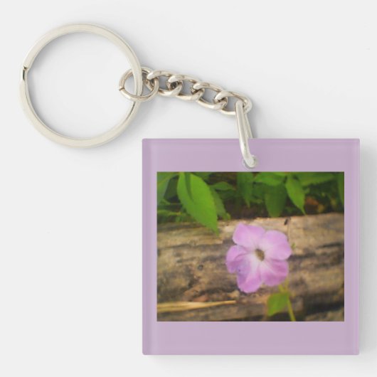 Drijvende Paars Sleutelhanger (Voorkant)