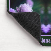 Drijvende Paarse Schellion Onion, gepersonaliseerd Muismat (Hoek)