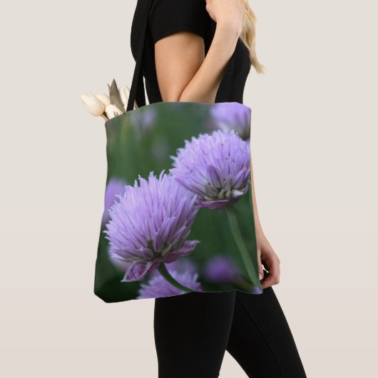 Drijvende Paarse schuimsteen Tote Bag (Dichtbij)