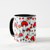 DRIJVENDE PADDENSTOELEN ROOD SINAASAPPEL COMICBOOK MOK (Voorkant links)