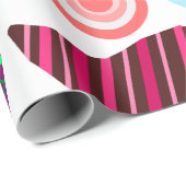 Drijvende paisleys cadeaupapier (Rol Hoek)