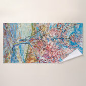 Drijvende Perzikboom, Van Gogh Badhanddoek (Badhanddoek)