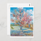 Drijvende Perzikboom, Van Gogh Briefkaart (Voorkant / Achterkant)