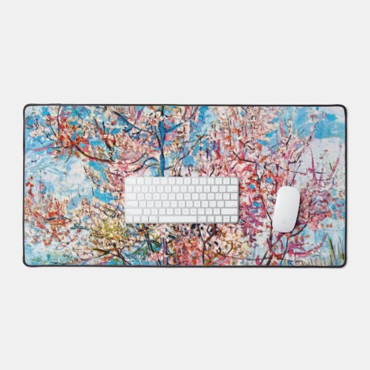 Drijvende Perzikboom, Van Gogh Bureaumat (Keyboard & Muis)