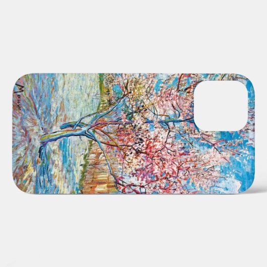 Drijvende Perzikboom, Van Gogh Case-Mate iPhone Case (Achterkant (horizontaal))