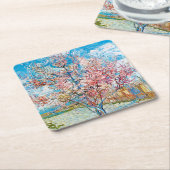 Drijvende Perzikboom, Van Gogh Kartonnen Onderzetters (Schuin)