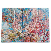 Drijvende perzikboom, Van Gogh Large Gift Bag Groot Cadeauzakje (Voorkant)