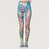Drijvende Perzikboom, Van Gogh Leggings (Voorkant)