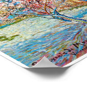 Drijvende Perzikboom, Van Gogh Poster (Hoek)