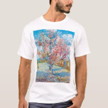 Drijvende Perzikboom, Van Gogh T-shirt<br><div class="desc">Vincent Willem van Gogh (30 maart 1853 - 29 juli 1890) was een Nederlandse postimpressionist schilder die een van de beroemdste en invloedrijkste figuren in de geschiedenis van de Westerne kunst is. In iets meer dan 10 jaar creëerde hij ongeveer 2.100 kunstwerken, waaronder ongeveer 860 olieschilderijen, waarvan het grootste deel...</div>