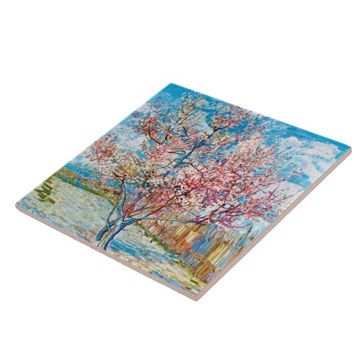 Drijvende Perzikboom, Van Gogh Tegeltje (Zijkant)