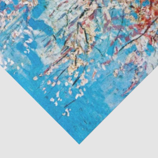 Drijvende Perzikboom, Van Gogh Tissuepapier (Detail)