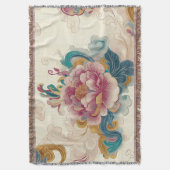 drijvende pioen deken (Voorkant Verticaal)