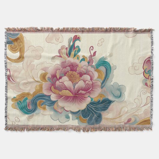 drijvende pioen deken (Voorkant)