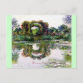 Drijvende pleinen van Claude Monet Briefkaart (Voorkant)