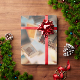 Drijvende Polaroidherinneringen Cadeaupapier