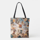 Drijvende Polaroidherinneringen Tote Bag (Achterkant)