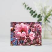 Drijvende pruimen briefkaart (Staand voorkant)