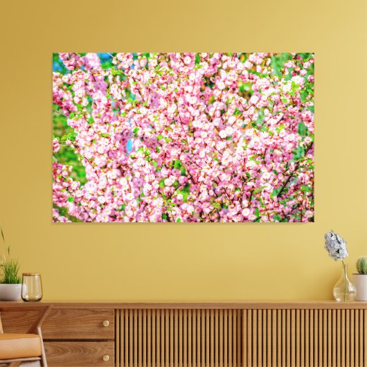 Drijvende pruimen canvas afdruk (Insitu (Woonkamer))