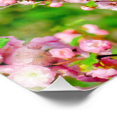 Drijvende pruimen foto afdruk (Hoek)