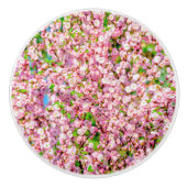 Drijvende pruimen keramische knop (Voorkant)