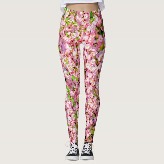 Drijvende pruimen leggings (Voorkant)