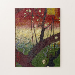Drijvende pruimen Puzzle Legpuzzel