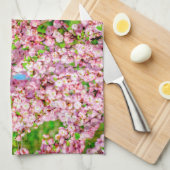 Drijvende pruimen theedoek (Quarter Fold)