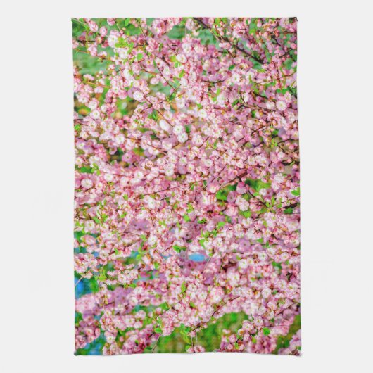 Drijvende pruimen theedoek (Verticaal)