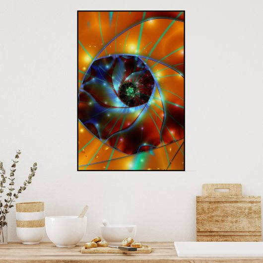 Drijvende punt poster (Keuken)